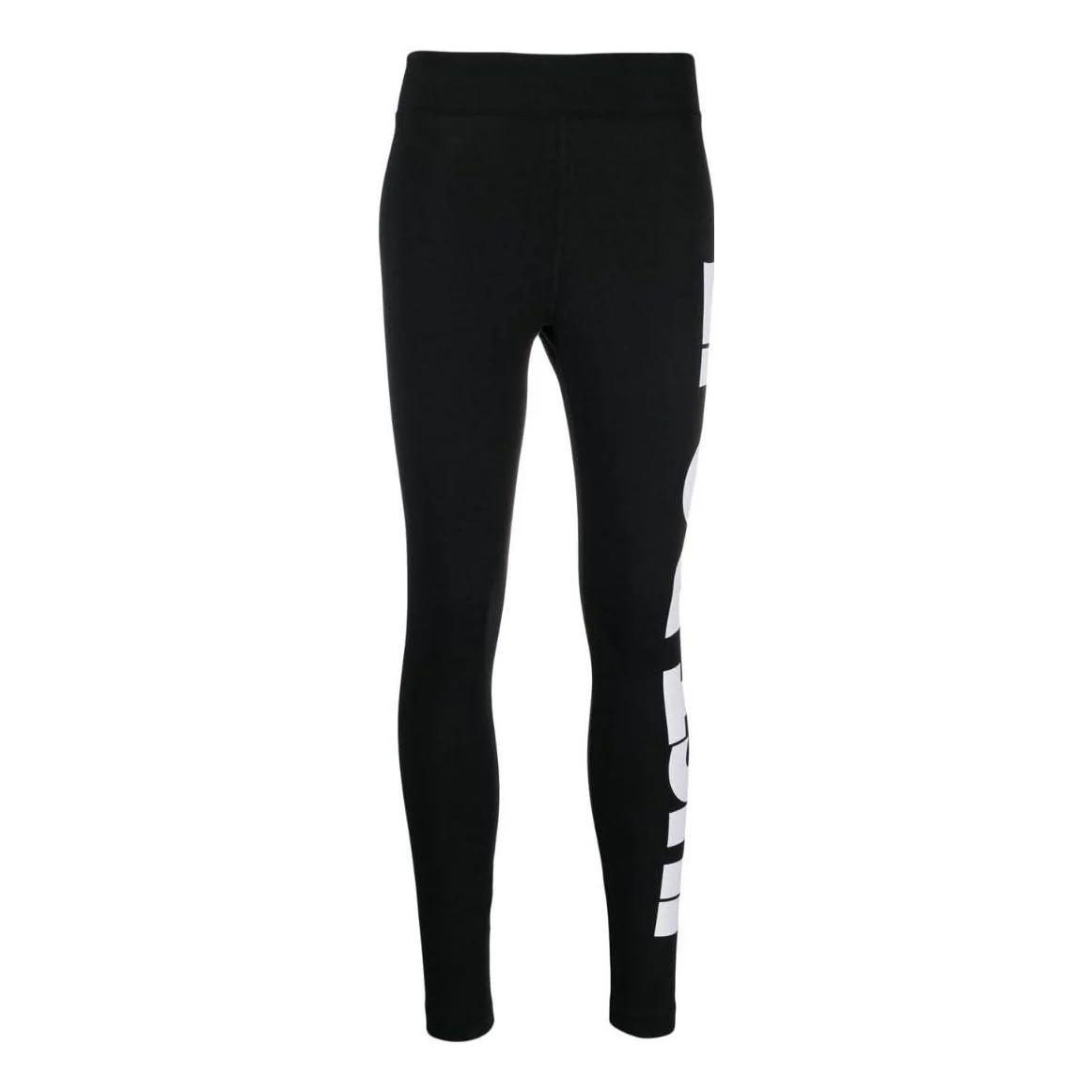 (WMNS) Nike Sportswear Essential High-Waisted Graphic Leggings 'Black' CZ8534-010