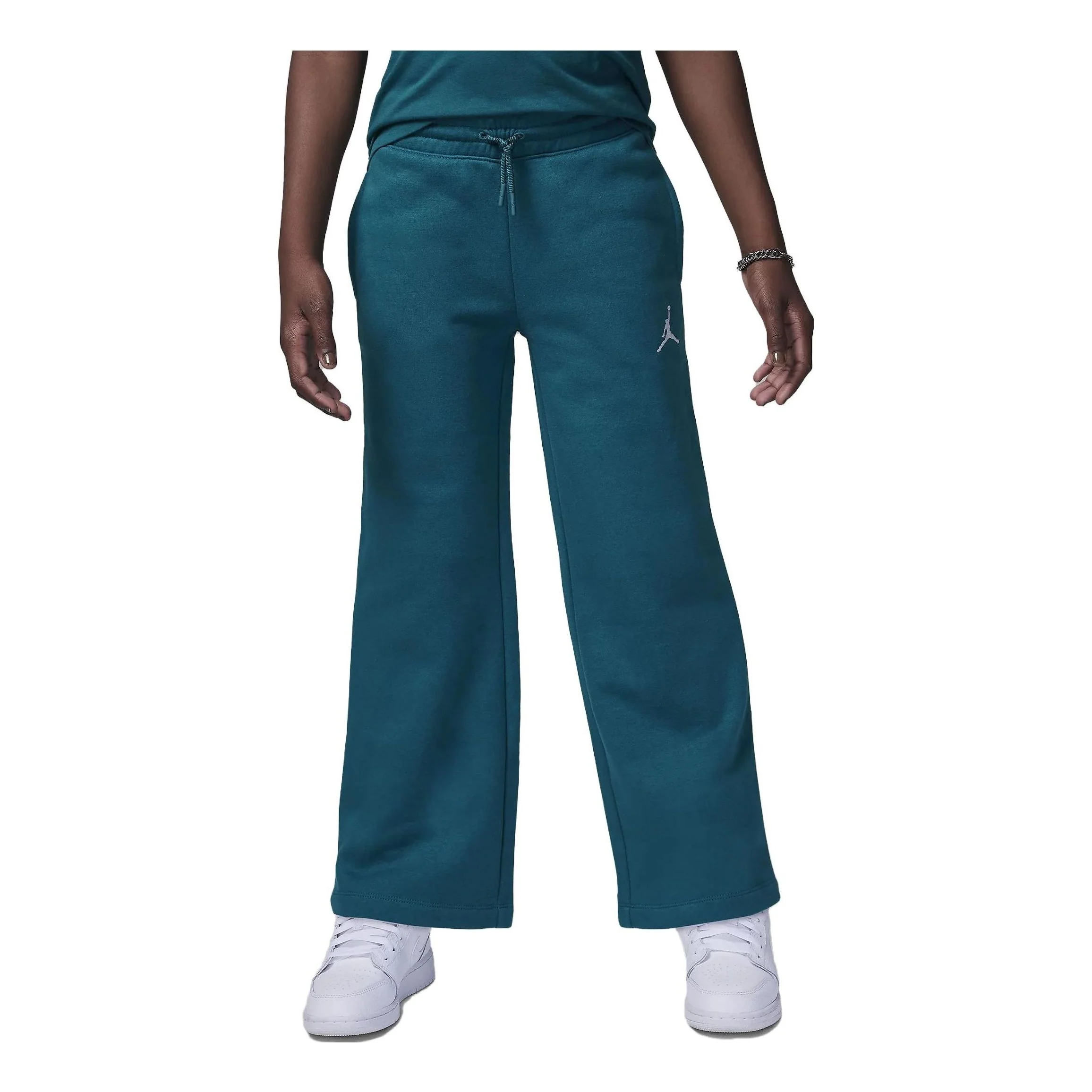 (GS) Air Jordan Icon Play Open Pants 'Green' 45C392-U9C