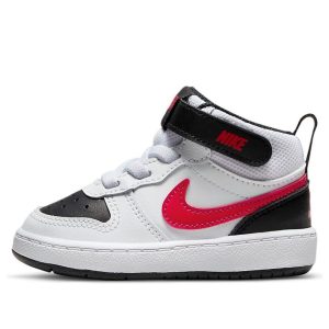 (TD) Nike Court Borough Mid 2 'White University Red' CD7784-110