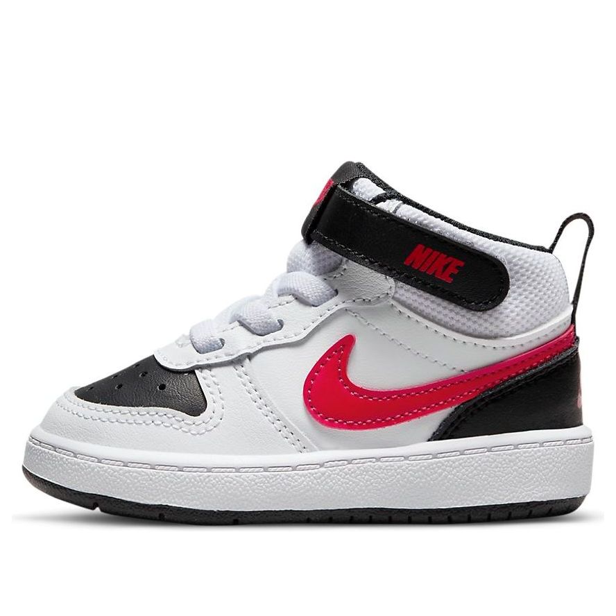 (TD) Nike Court Borough Mid 2 'White University Red' CD7784-110