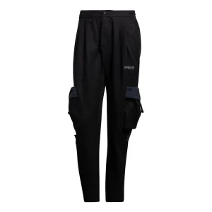 Men's adidas originals Adv Track Pant Big Pocket Sports Pants/Trousers/Joggers Black HC0383