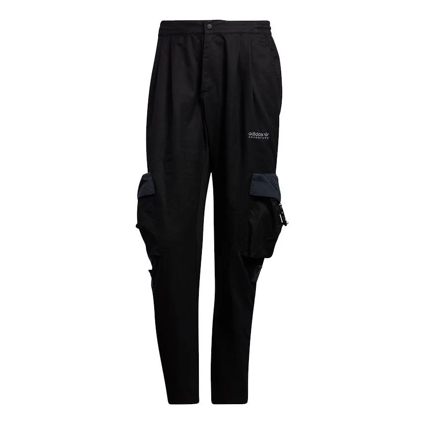 Men's adidas originals Adv Track Pant Big Pocket Sports Pants/Trousers/Joggers Black HC0383