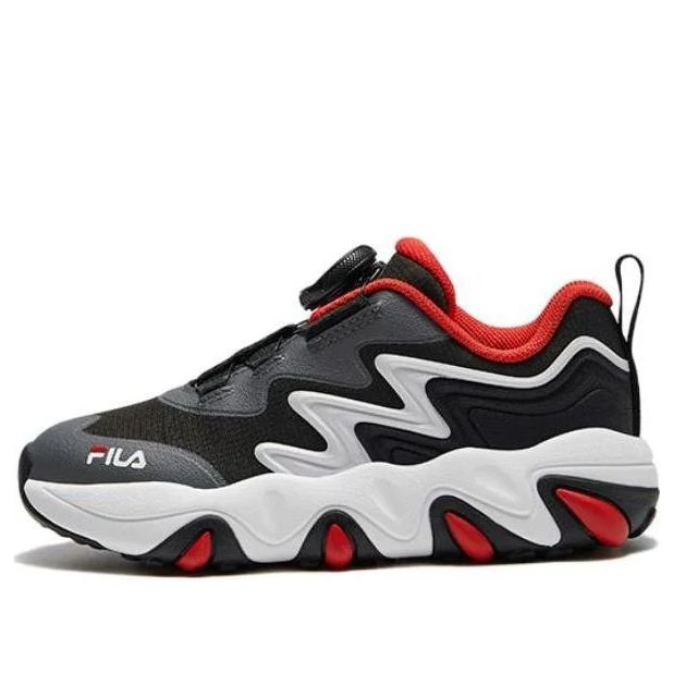 (PS) FILA Essential Casual Sneakers 'Black Grey Red' K14B342502PBC