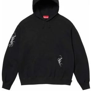 Supreme Tag Hooded Sweatshirt 'Black White' SUP-SS24-060
