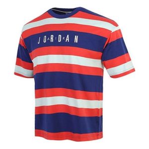 Air Jordan Sport DNA HBR Multicolor Stripe Short Sleeve CK9572-455