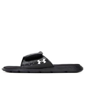 (WMNS) Under Armour Ignite 7 Slide 'Black White' 3026027-001