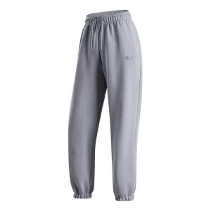 (WMNS) Nike Training Sports Leg Knitted Trousers 'Grey' HF0423-012