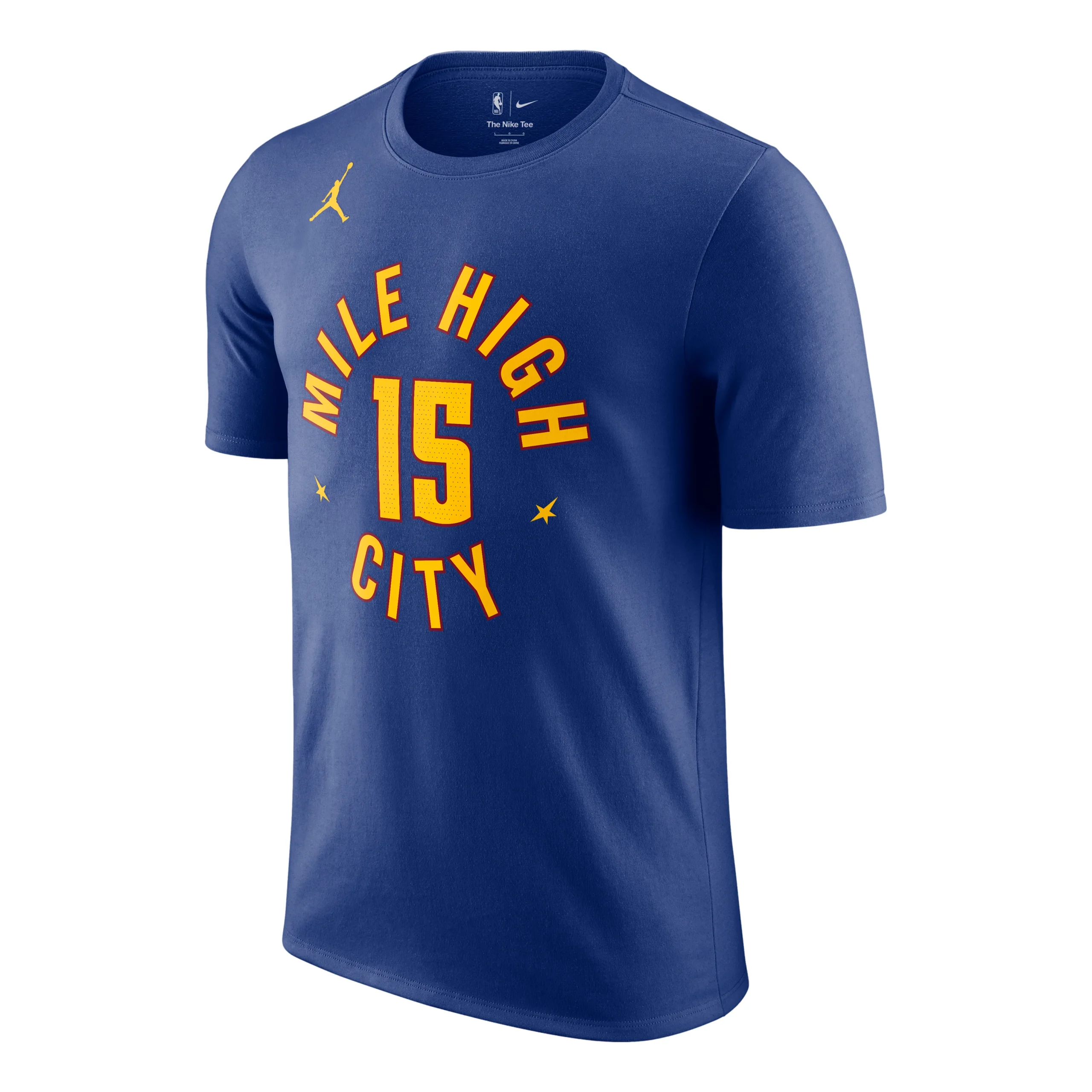 Jordan NBA Denver Nuggets Statement Edition T-Shirt 'Rush Blue' DV5770-496