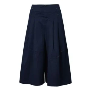 (WMNS) Converse Culotte Pants Asia Sizing 'Navy' 10020991-467