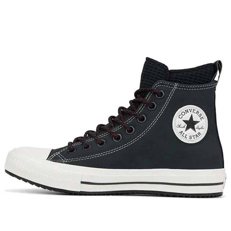 Converse Chuck Taylor All Star High Nubuck Boot 'Black' 166607C