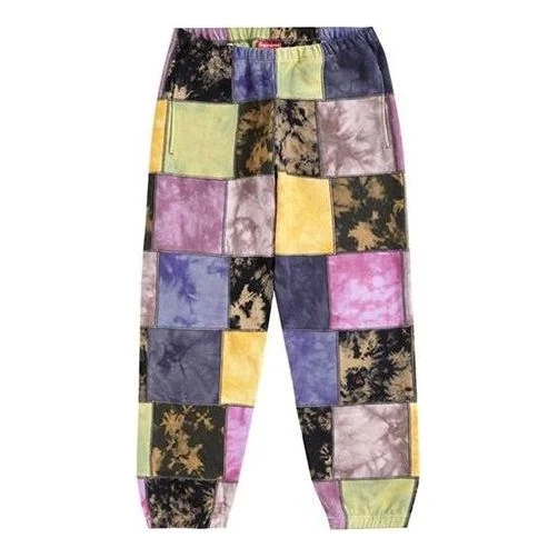 Supreme Patchwork Tie Dye Sweatpants 'Multi-Color' SUP-SS19-10179