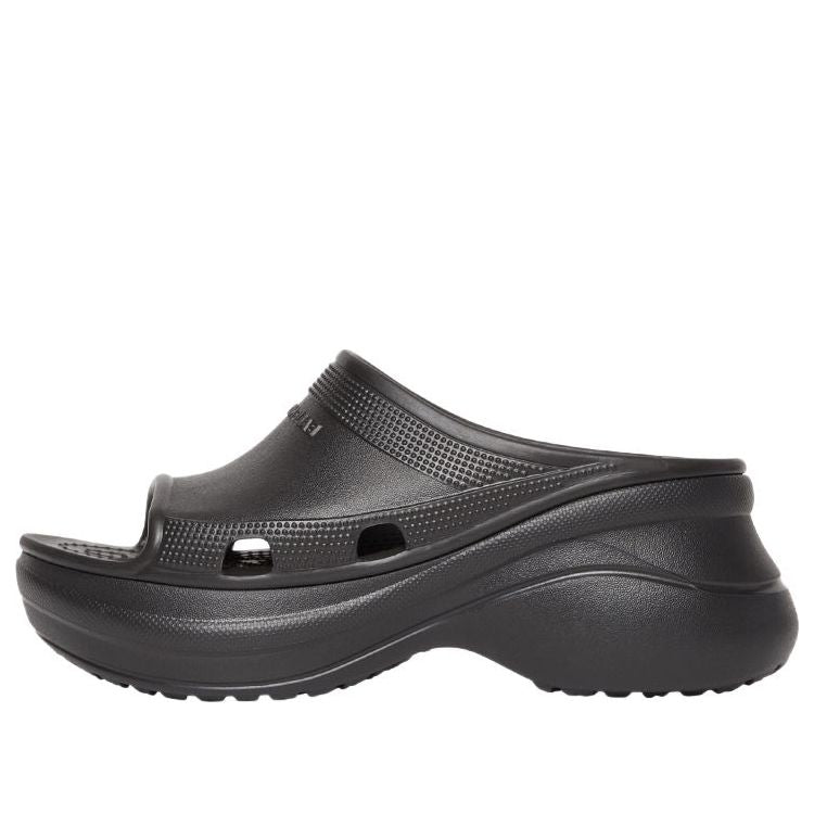 Balenciaga Crocs Pool Slide Sandals 'Black' 677386W1S8E1000