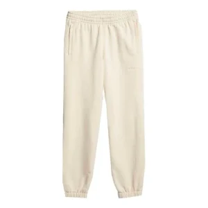 adidas originals Unisex Loose Sweatpants Ivory GH4382