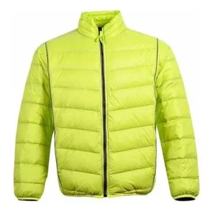 Converse Stand Collar Light Puffer Jacket Asia Sizing 'Fluorescent Green' 10020671-A01