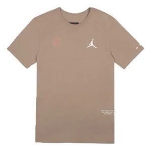 Clot X Air Jordan Ct S/S Terracotta Warriors Short-Sleeved Male Camel Color CLOT-001