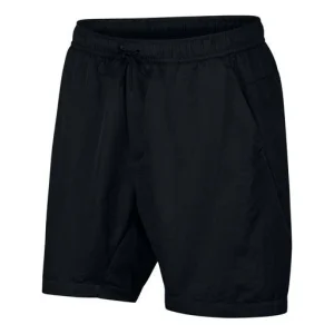 Men's Nike SPORTSWEAR Woven Black Shorts AR3230-010