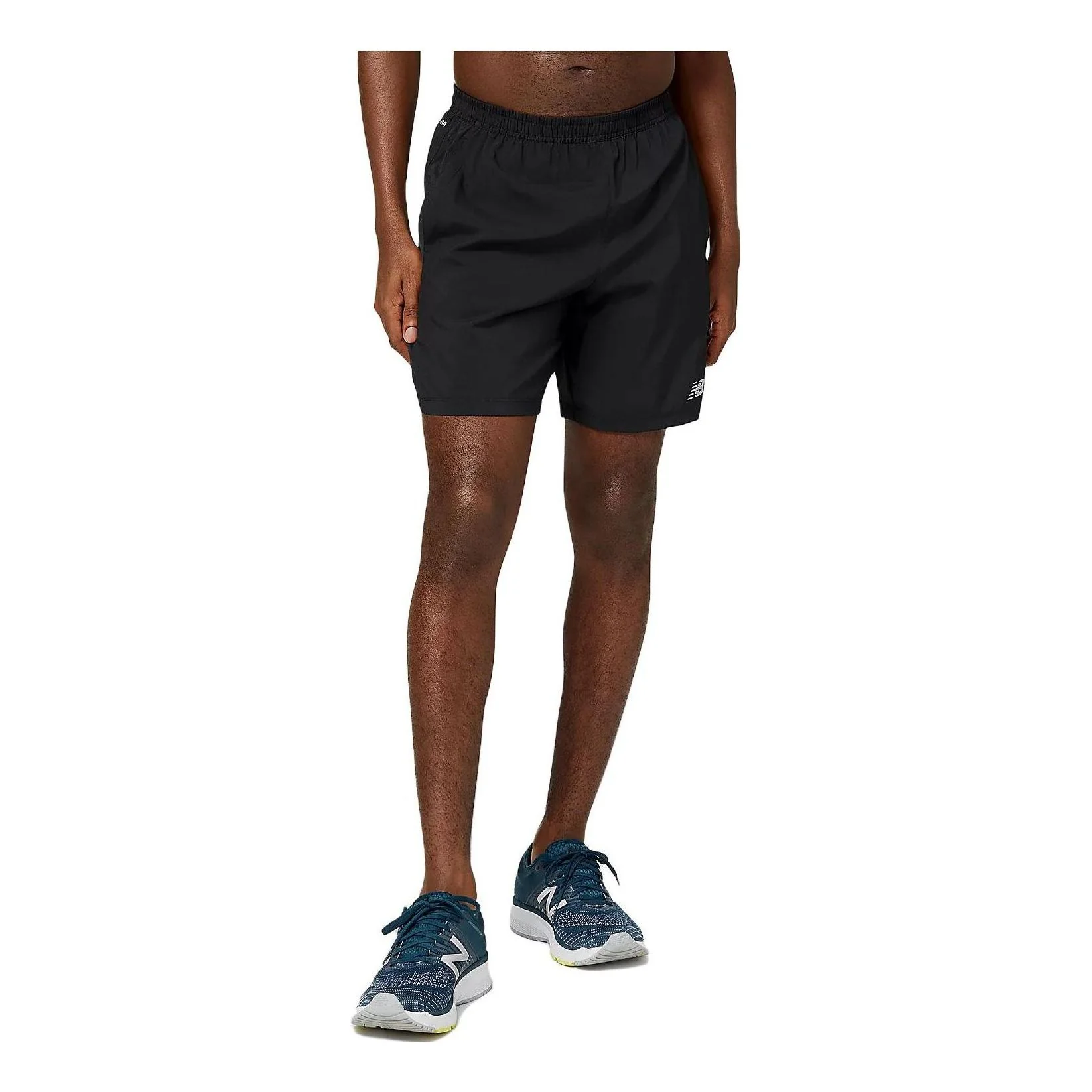 New Balance Accelerate 7 Inch Shorts Asia Sizing 'Black' MS23230-BK