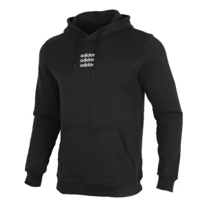 adidas neo M C+ HDY logo Printing Casual Pullover Black GJ8936