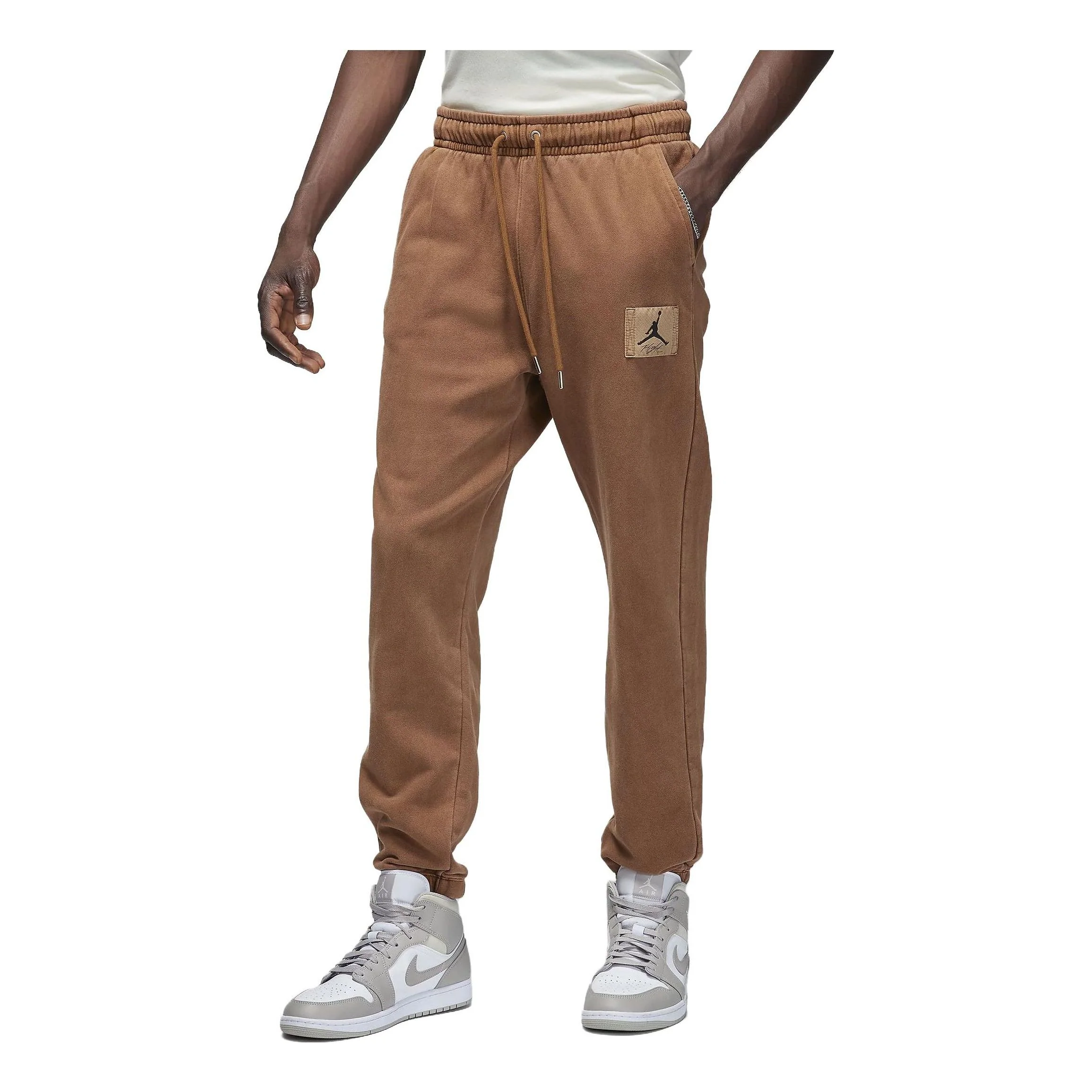 Air Jordan Flight Fleece Tracksuit Bottoms 'Light British Tan' FB7298-281