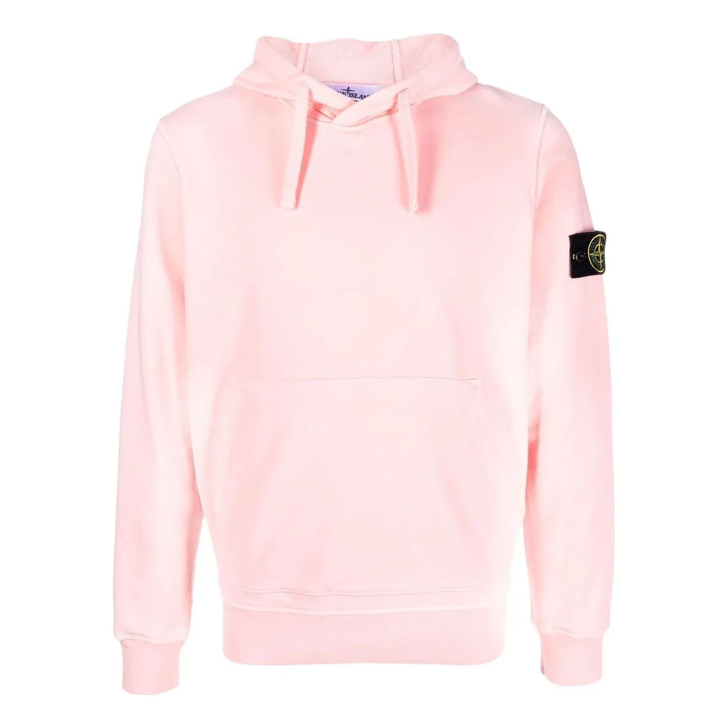 STONE ISLAND Garment Dyed Popover Hoodie 'Pink' 101564151-V0080