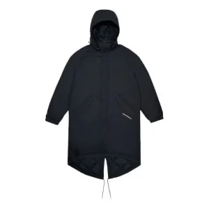 Converse Down Long Trench Coat Asia Sizing 'Black' 10019985-A01