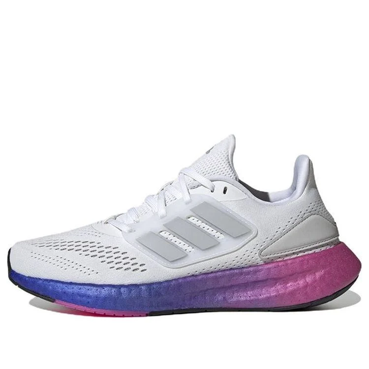 (WMNS) adidas PureBoost 22 'White Lucid Fuchsia' HQ8576
