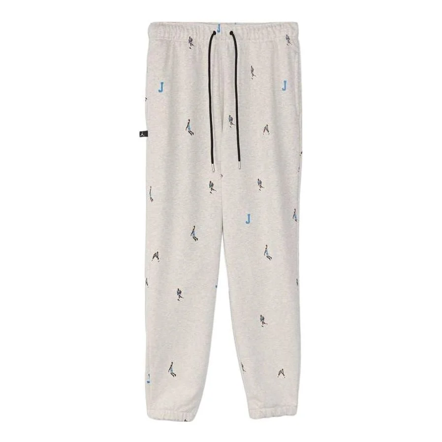 Air Jordan Essential Print Sweatpants 'Oatmeal Heather' DH3519-141