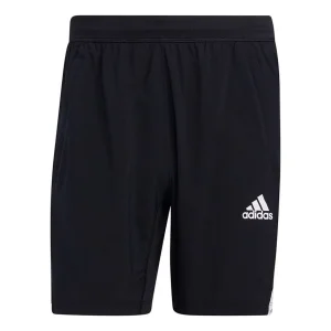 adidas Aero 3s Sho Stripe Training Running Logo Sports Shorts Black GM0643