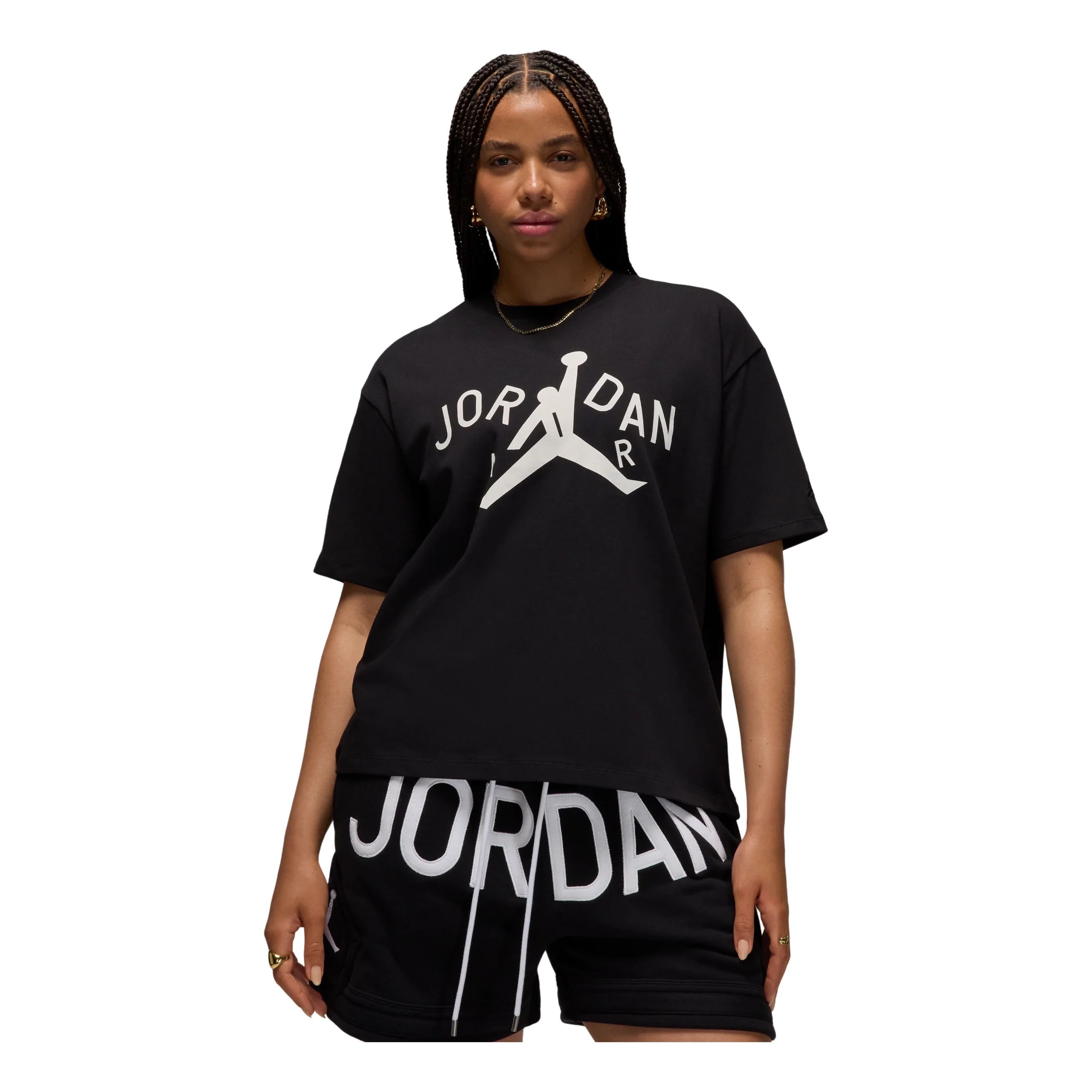 Air Jordan x Nina Chanel Abney Tee 'Black White' FZ7524-010