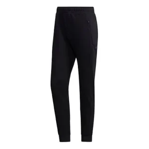 adidas neo M Idnty Cnt Tp Running Athletics Knit Sports Pants Black GJ8748