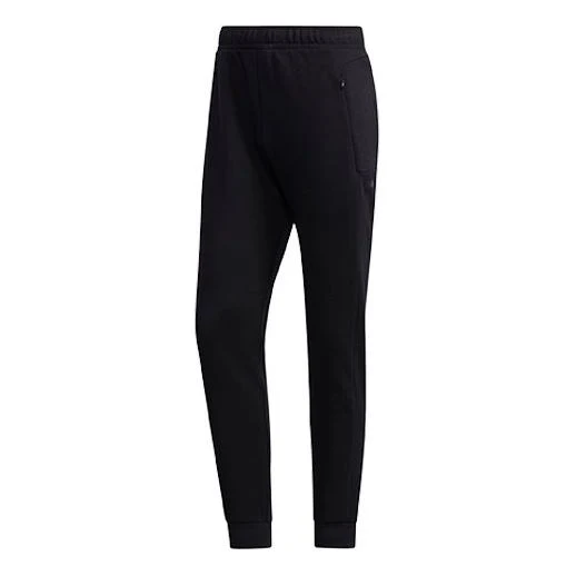 adidas neo M Idnty Cnt Tp Running Athletics Knit Sports Pants Black GJ8748