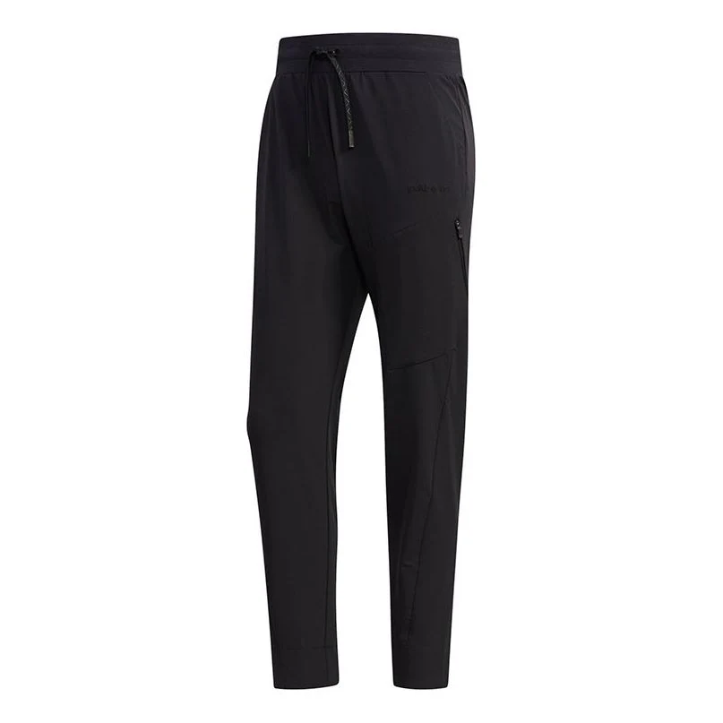 adidas neo M Cs Ftm Wvn Tp Straight Woven Slim Fit Training Sports Pants Black EI4756