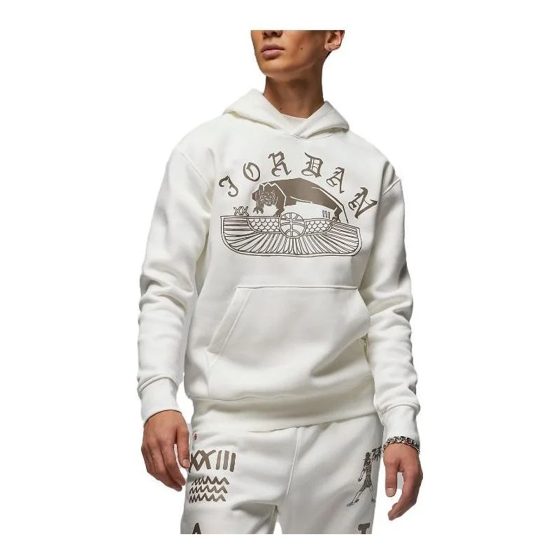 Air Jordan Artist Series by Umar Rashid Flight Fleece Pullover Hoodie 'Sail' DV7572-133