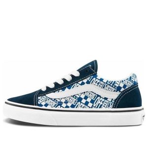 (PS) Vans Old Skool Logo pattern 'Blue White' VN0A4BUU3U1