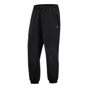New Balance Logo Cotton Joggers Asia Sizing 'Black' 5TD38681-BK
