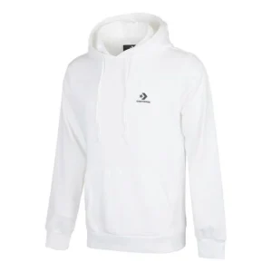 Converse Embroidered Star Chevron Pullover Hoodie FT Asia Sizing 'White' 10020343-A24