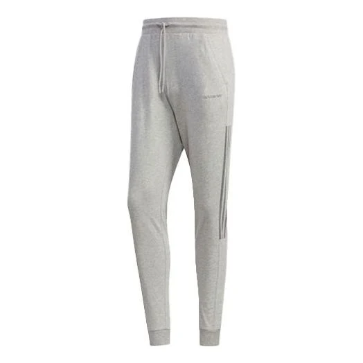 adidas neo Stripe Casual Bundle Feet Sports Long Pants Gray FK9931
