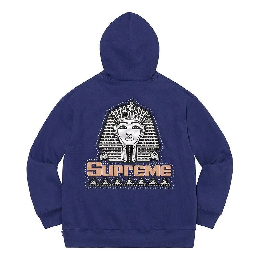 Supreme Pharaoh Studded Hoodie 'Blue White Black' SUP-FW20-020