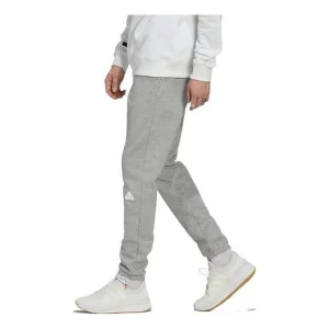 Men's adidas New Fl Pants Solid Color Small Logo Label Bundle Feet Sports Pants/Trousers/Joggers Gray HN1938