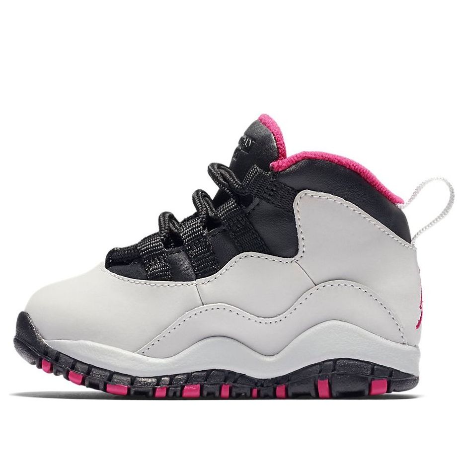 (TD) Air Jordan 10 Retro 'White Black Pink' 705416-008