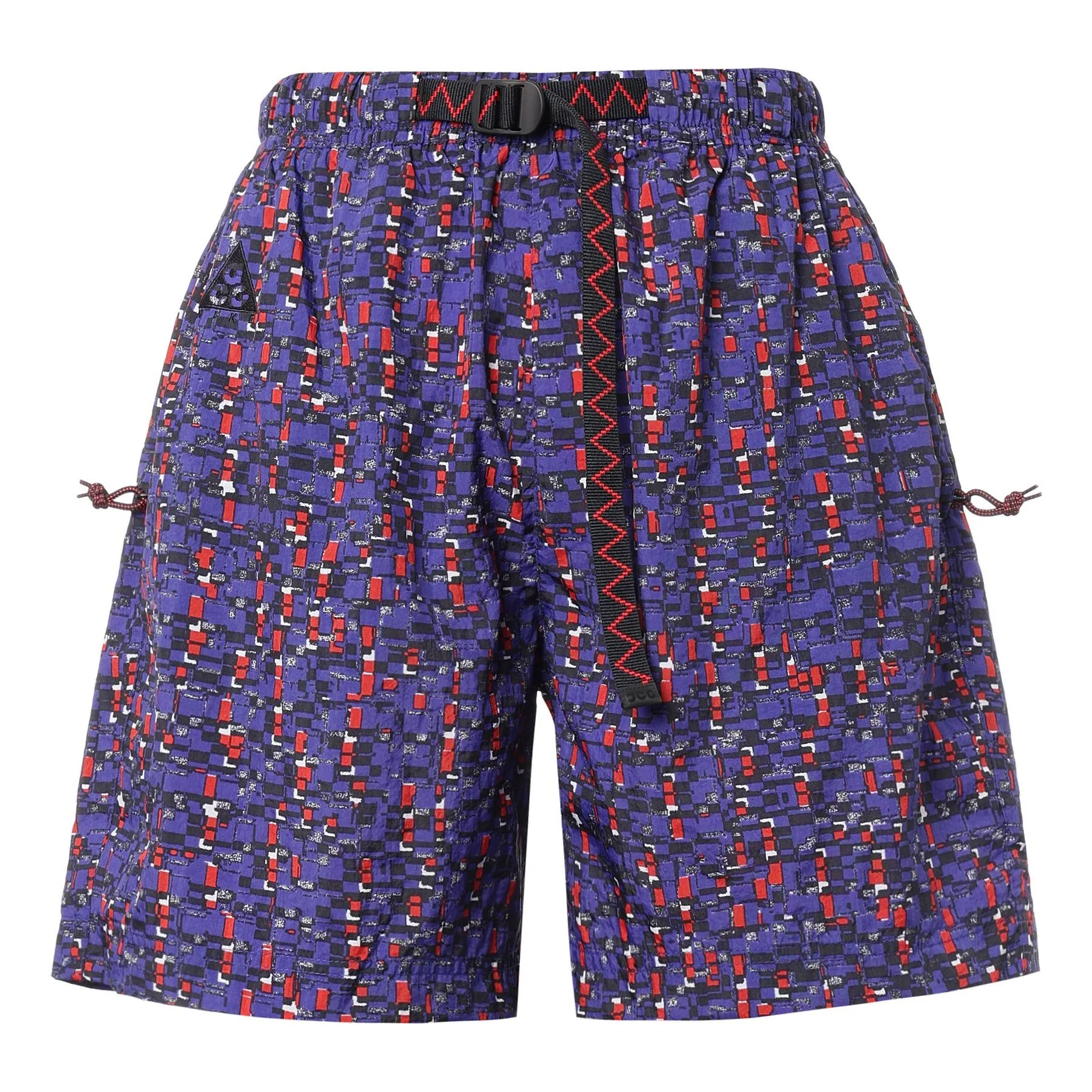Nike x ACG Retro Woven Printing Shorts Blue Red Bluered CT6333-010