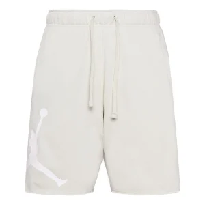 Men's Air Jordan Flying Man Logo Training Knit Breathable Sports Shorts White DV5028-104