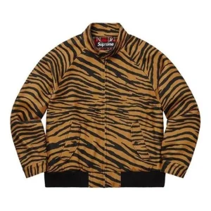 Supreme Wool Harrington Jacket 'Tiger Stripe' SUP-FW19-413