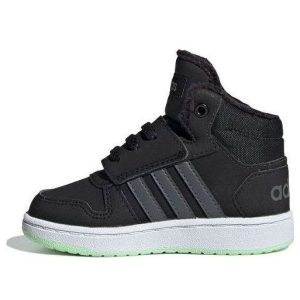 (TD) adidas Hoops Mid 2.0 'Black White Green' EE6711