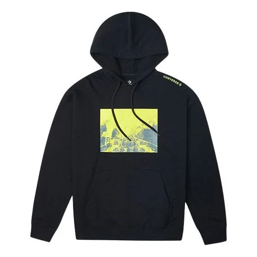 Men's Converse Printing Sports Fleece Lined Black 10020816-A01