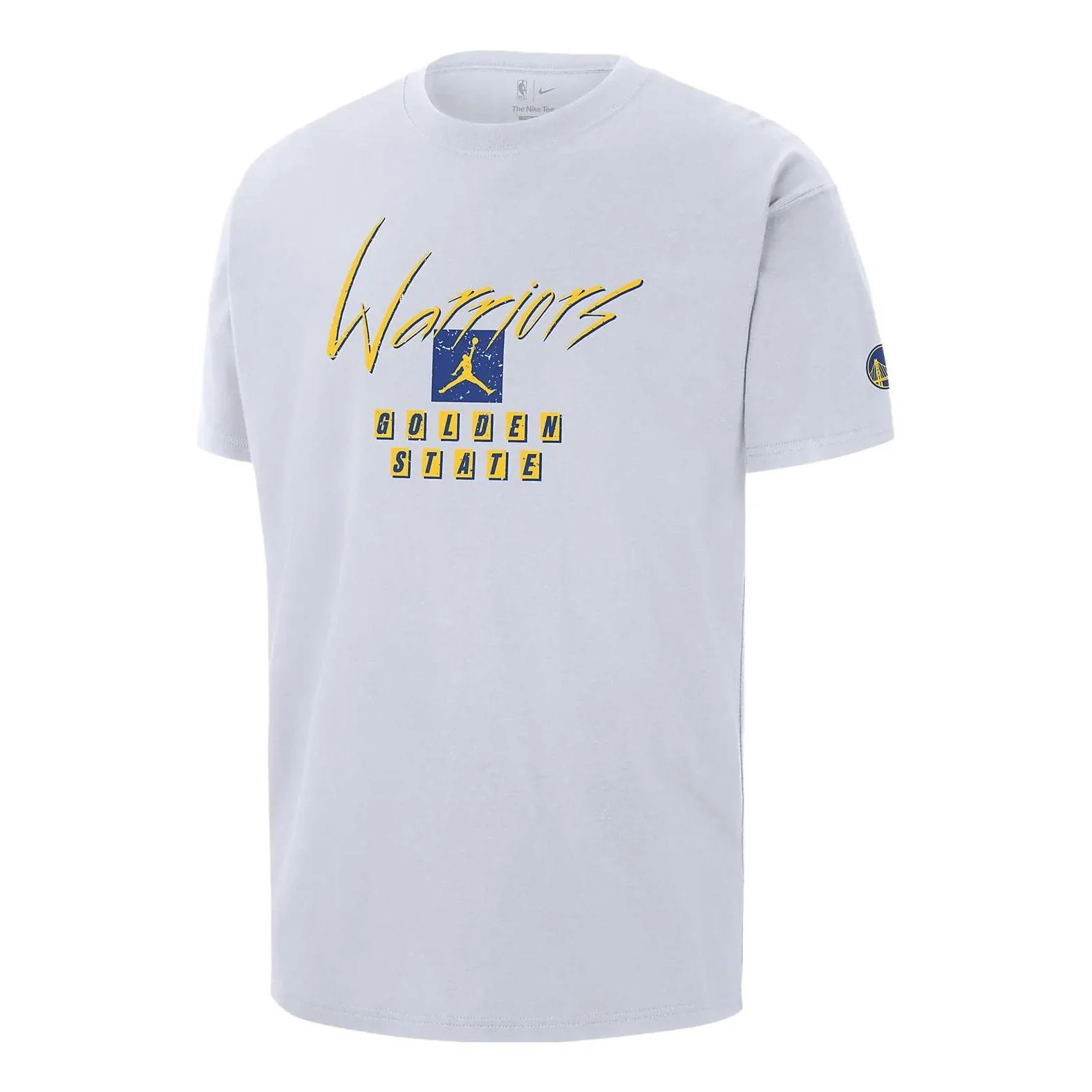 Air Jordan Golden State Warriors Courtside Statement Edition NBA Max90 T-Shirt 'White' FN1064-100