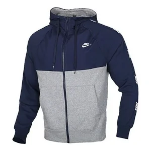 Nike As Sportswear Ce Fz Bb Hybri 'Navy Grey' CJ4416-410