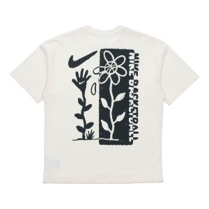 Nike Basketball Graffiti Print Short Sleeve For Men Beige Creamy DC1284-910