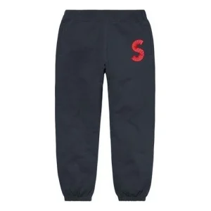 Supreme S Logo Sweatpants 'Black Red' SUP-FW20-070