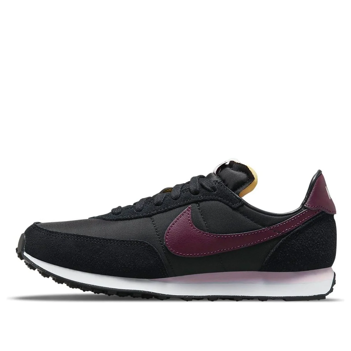 (GS) Nike Waffle Trainer 2 'Black Dark Beetroot' DC6477-002